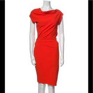 Like new Lanvin cowl sheath dress